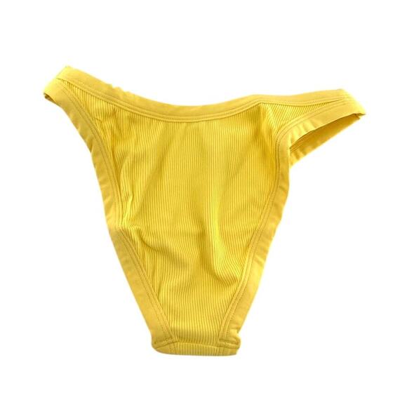 L*Space Foley Bikini Bottom In Lemon Drop S - Picture 4 of 11